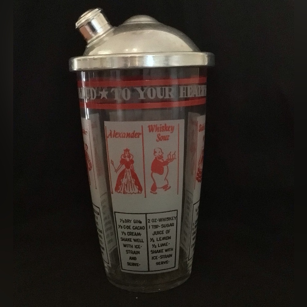 EUC Vintage Cocktail with original lid